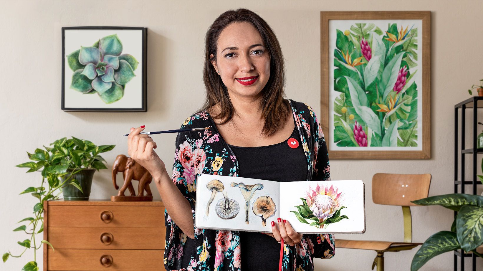Course cover: Botanical Illustration with Watercolors